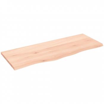 Estante de pared madera maciza de roble sin tratar 100x40x2 cm Natural, Marrón claro, Marrón oscuro Mueble Almacenaje Estantería para Oficina, Estudio, Dormitorio Estantería/Librería