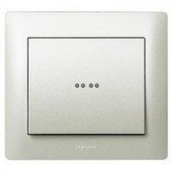 Legrand galea life - Tecla con visor para conmutador galea nacar