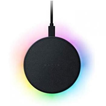 Razer Chroma Charging Pad 10W Fast Wireless Charger -Wireless Charger with Chroma RGB