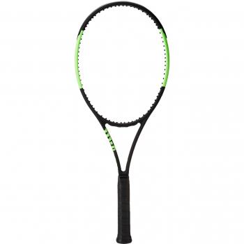 Wilson Blade 98 18X20 Cvfrm W/O Raqueta de Tenis, Unisex Adulto, Negro/Verde