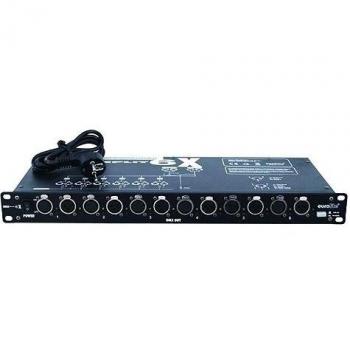 Divisor DMX 6 Canales Eurolite con Entradas XLR 3 y 5 Pines