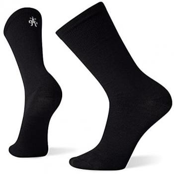 Smartwool Calcetines Classic Hike Zero Cushion Liner Crew, color negro, talla XL
