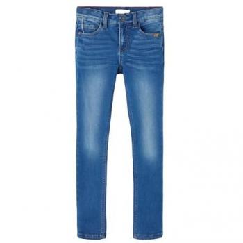 Pantalón Jeans Slim Fit Niño Theo Denim Azul Medio