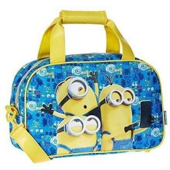 KARACTERMANIA Minions Selfie Bolsa de Deporte Infantil, 38 cm, Azul