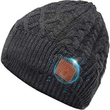 ZRUHIG Gorro Bluetooth Hombre, Mujer Regalos Gorro Bluetooth V5.0 Sombreros de Auriculares inalámbrico Unisex actualizados adecuados para Deportes al Aire Libre, Regalo Navidad