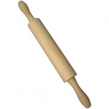Fackelmann Rodillo Madera de Cocina para Amasar, Ideal para Repostería, Hojaldre, Pizza y Masa de Pasta, fabricado en Madera de Haya, Color Natural, 40x4.5 cm