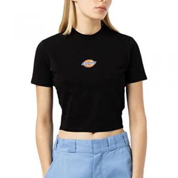 Camiseta Dickies Maple Valley de manga corta negra para mujer, talla L