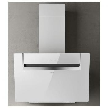 Campana Chimenea Elica Sheen -S WH/A/60 Ancho 60 Cm Blanca, campana decorativa inclinada 60cm, capacidad de extracción de 495 m3/h, color blanca