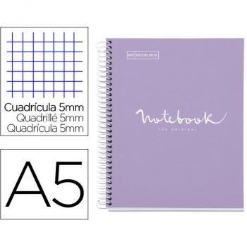 Cuaderno Miquelrius Emotions A5 80 hojas 90g/m2 - Pack de 5