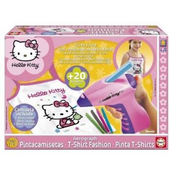 Educa Borrás 14264 - Pinta Camisetas Hello Kitty