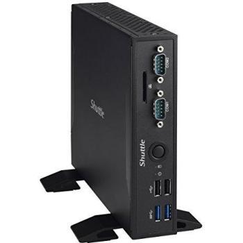 Shuttle DS67U BGA1356 1.6GHz 3855U Black Barebone PC/Workstation with Intel Celeron, 14 nm, and 15W Power Consumption