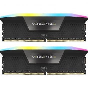 Corsair Vengeance 32GB (2K) DDR5 5600MHz RGB con módulo de memoria de 2 x 16 GB