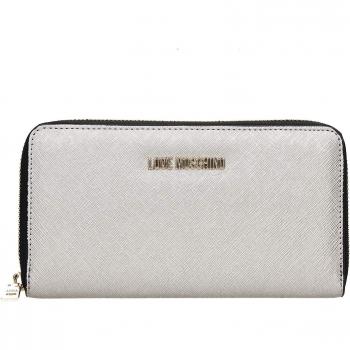 Portafoglio Donna Cerniera Semplice Grande | Love Moschino | JC5552PP06LQ0902-Argento
