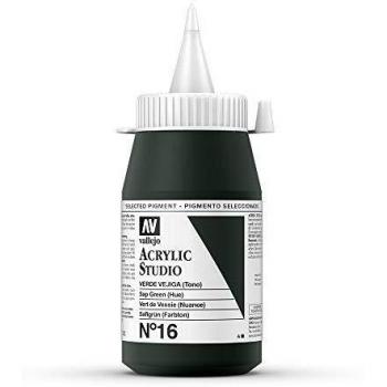 Vallejo - Colores acrílicos vallejo studio 500ml, color verde vejiga