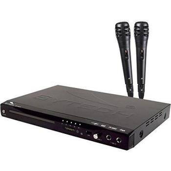 Sytech SY437K - DVD sobremesa con función karaoke, color negro