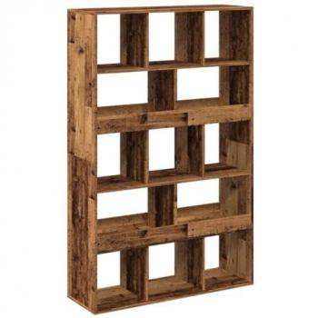 Estantería de madera de ingeniería envejecida 100x33x156,5 cm