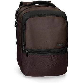 Roll Road Stock Mochila para Portátil 15,6 Marrón 31x44x15 cms Poliéster 20.46L