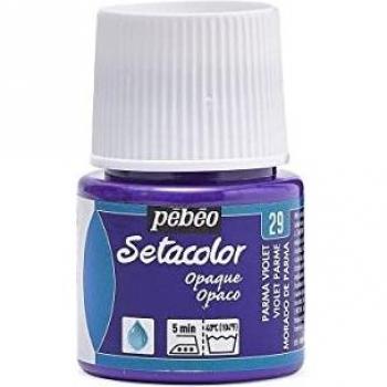 Pintura Textil Setacolor Opaca 45 ml Violeta de Parma - Pebeo