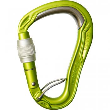 Edelrid HMS Bulletproof Screw FG ECO Rock Climbing Carabiner, Oasis
