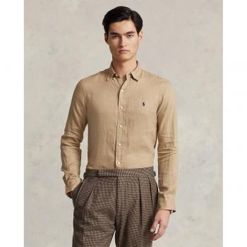 Polo Ralph Lauren - Camisa de hombre Custom Fit de lino