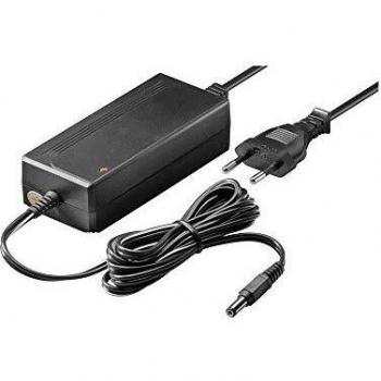 Adaptador de corriente estabilizado 12V 36W con conector 5.5mm x 2.5mm, max 3A - Negro