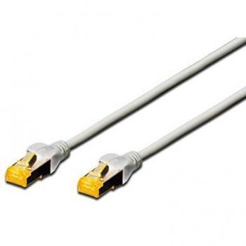Digitus Cable de Red Cat6a S/FTP, 10m, RJ-45, Gris - Compatible con Cat-6 y Cat-7
