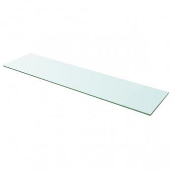 Panel de estante de vidrio claro 100x25 cm