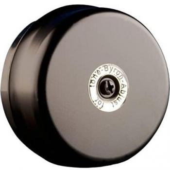 Byron 1210 - Timbre de puerta con cable Negro - Sonido clásico 'brrrrring'