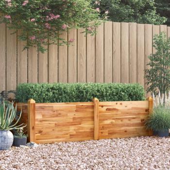 Acacia Wood Garden Raised Bed 63x23.6x17.3 Solid Construction