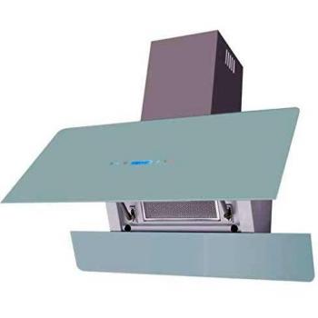 vidaXL Campana Extractora Modelo con Pantalla Tipo Táctil Blanca Ancho 900 mm
