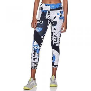 Reebok Wor Myt AOP 7/8S Mallas 3/4, Mujer, humblu, M