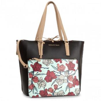 Trussardi Jeans 75B00379 Shopping Bag Mujer negro UNICA