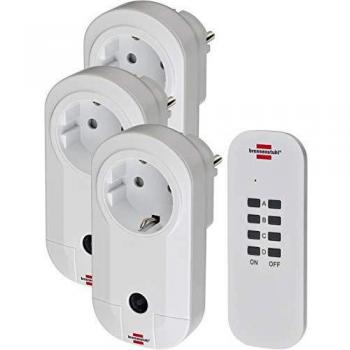 Brennenstuhl Comfort-Line set de 3 enchufes de radio
