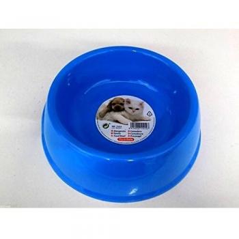 Plastic Forte - Comedero redondo Azul de 13 cm