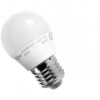 Bombilla esférica 6W led EDM E27