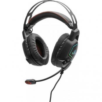 Diadema Gamer Yeyian Vicious 3000 con Conexión USB y Jack de 3.5mm, Color Negro con Detalles en Rojo