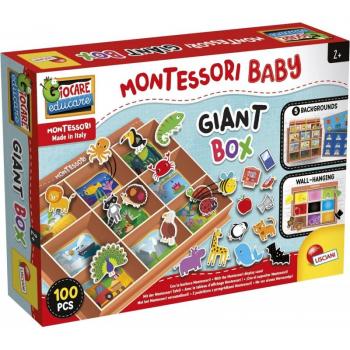 Caja Gigante Montessori para Bebés - Juego Educativo Lisciani Giochi
