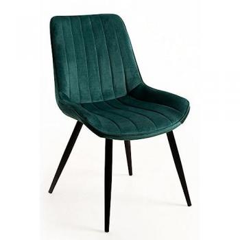 Silla de Comedor Lene Terciopelo Verde