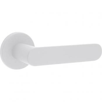 Juego de Manilla con Roseta 1320 Shape Blanco Mate