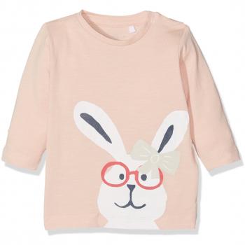 NAME IT Nitfenin Ls Top Nb, Camisa Manga Larga para Bebés, Rosa