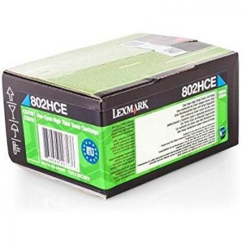 Lexmark 411474 - Tóner láser, Color Cyan