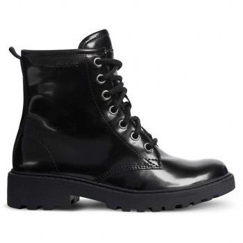 Geox J Casey K, Botas Militar para Niñas, Rojo