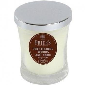 Diseño elegante e instrucciones para hacer Prices Candles de madera de Signature tarro, blanco