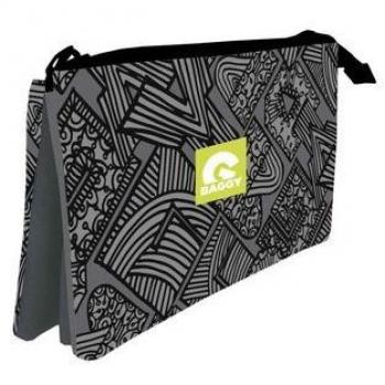 Portatodo Baggy Gray con letras triple