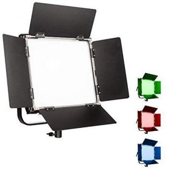 Lámpara LED de Superficie Walimex Pro Rainbow 50W RGBWW, Luz Continua Regulable con Efectos y Control por App