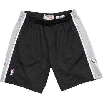 Shorts de baloncesto San Antonio Spurs NBA con diseño oficial y tejido transpirable