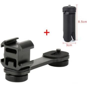 Adaptador de micrófono y soporte de luz para cardán Zhiyun Smooth 4, incluye 4 accesorios de montaje para DJI Osmo Mobile 3 e iSteady X