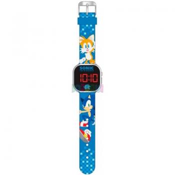 Reloj Digital LED Sonic The Hedgehog Infantil