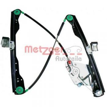 Elevalunas eléctrico delantero derecho METZGER 2160130 para Ford Focus con función confort