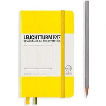 Leuchtturm1917 Hardback Pocket Notebook Plain Paper A6 Yellow